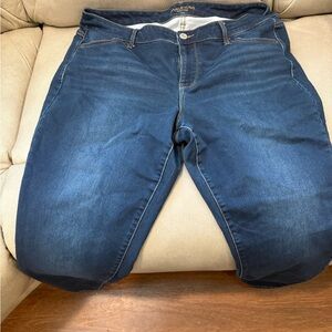 Maurices Women's Dark Blue Skinny Jeans